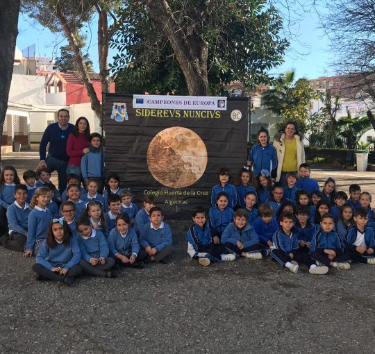 Pequeños Astrónomos Algecireños También Premiados En El Concurso Europeo  CATCH A STAR