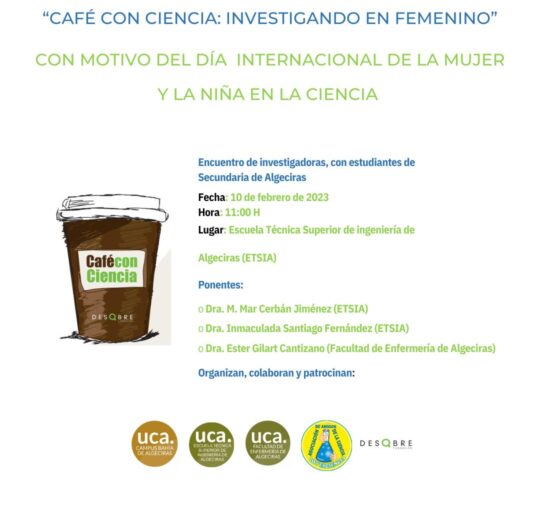 CAFÉ CON CIENCIA, INVESTIGANDO EN FEMENINO